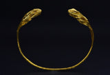 Bowerbird Bangle in recycled 18ct, full bangle handcarved modern womens bangle