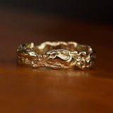 CHUNKY MOLTEN LAVA RING - CLIO SASKIA