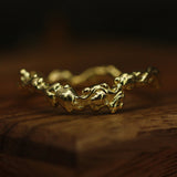 SEAWEED FITTED WEDDING RING - CLIO SASKIA