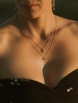 SEAWEED SAPPHIRE FROND PENDANT - CLIO SASKIA