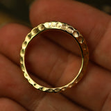OMBRÉ SAPPHIRE SLINK HALF ETERNITY RING - CLIO SASKIA