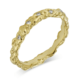 Seaweed Diamond Half Eternity Ring - Clio Saskia