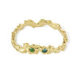 Sapphire Fucus Seaweed Ring