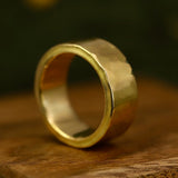 Bini Wedding Ring, 8mm with Sapphires - CLIO SASKIA