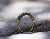 BOWERBIRD ETERNITY RING [sericulus ardens] - CLIO SASKIA
