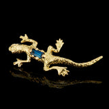 SAPPHIRE LIZARD EAR CLIMBER - CLIO SASKIA