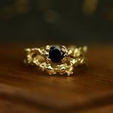 SEAWEED FITTED WEDDING RING - CLIO SASKIA